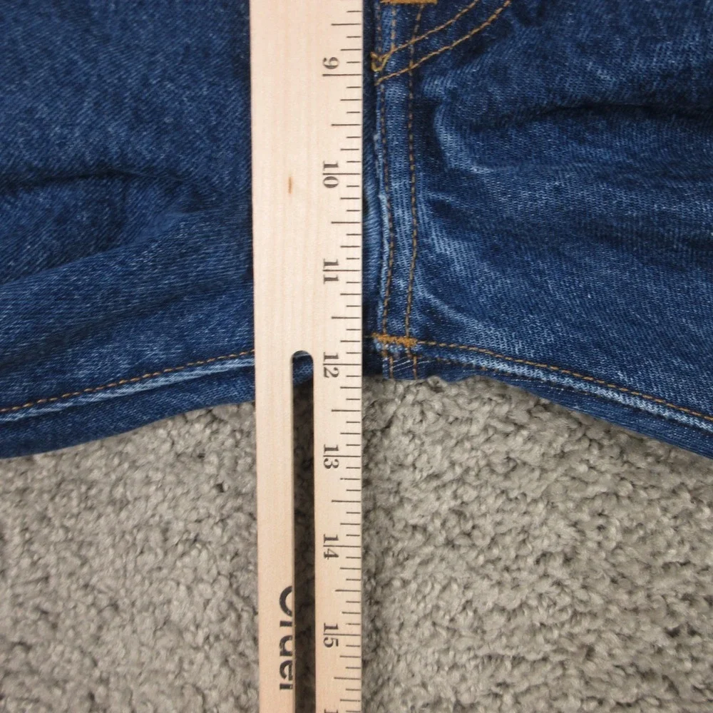 Levis Jeans Mens 38x34 Blue 501 Button Fly Original Straight Faded Denim Pants